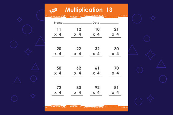 Basic math multiplication for kids