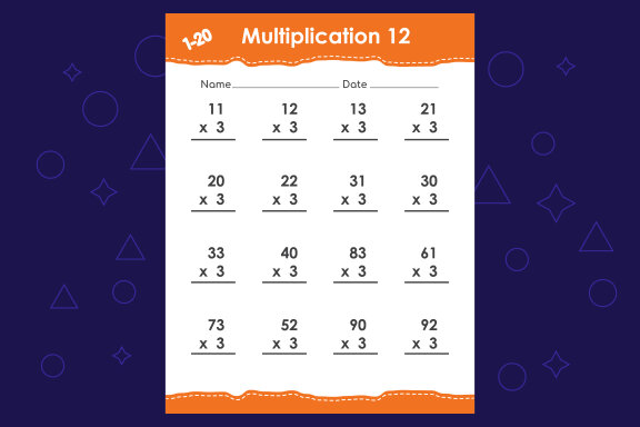 Basic math multiplication for kids