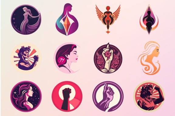 Feminist Logo Clipart