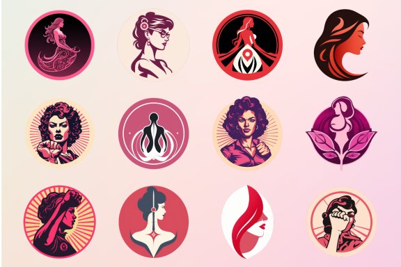 Feminist Logo Clipart