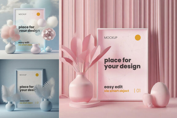 Dreamy Scenes Frames Mockups