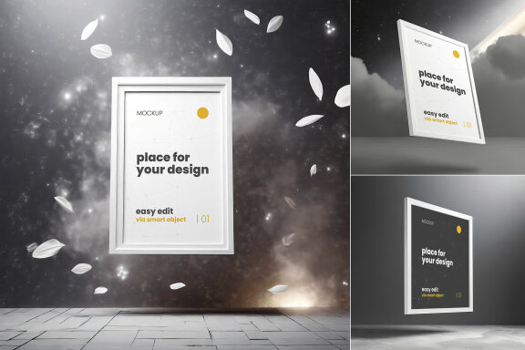 Sophisticated Frames Poster Mockups