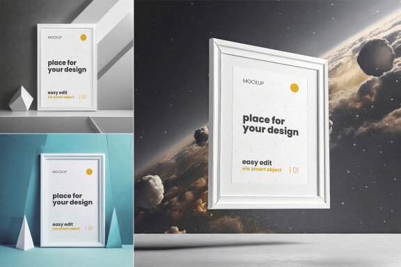 Sophisticated Frames Poster Mockups