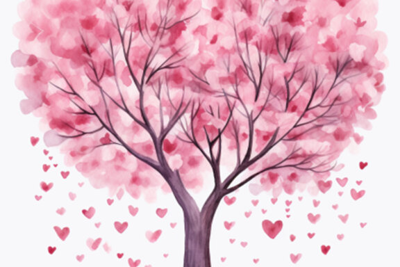 valentine tree 