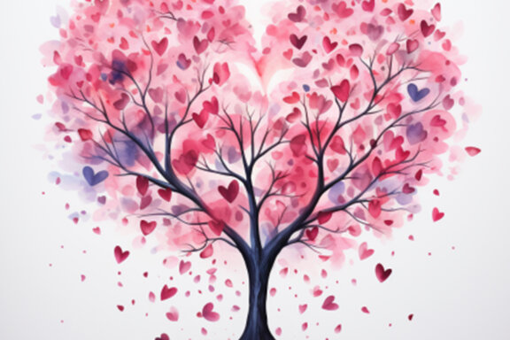 valentine tree 