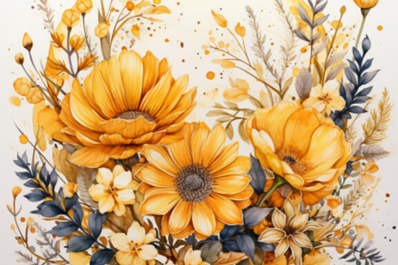 watercolor floral