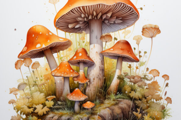 watercolor umralla