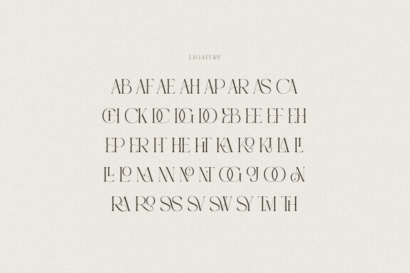 Caroline Luxury Serif