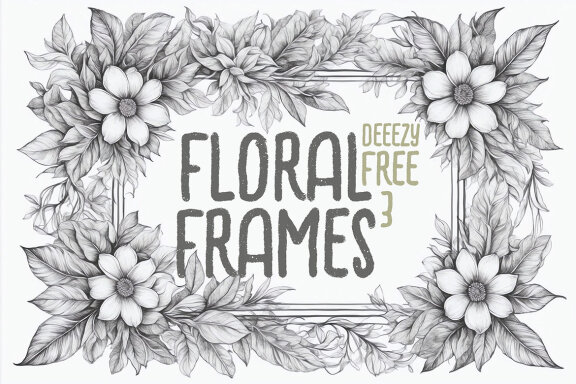 3 FREE Floral Frame Illustrations