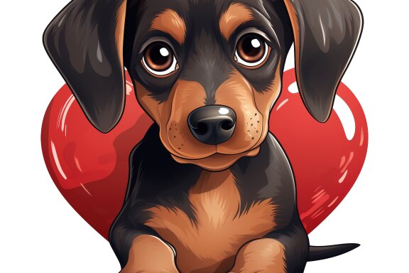Valentines Day Dog