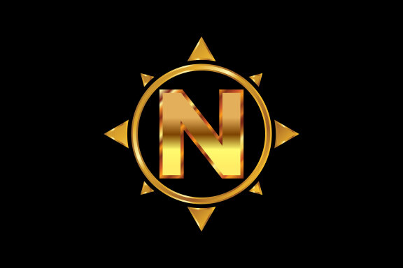 Compass logo sign symbol