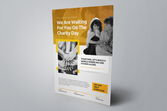 Charity Donation Marketing Flyer