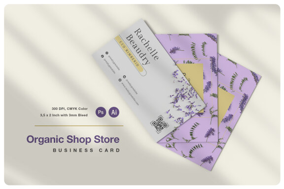 Organic Soap Store Business Card