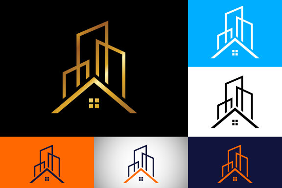 Real estate logo, House logo