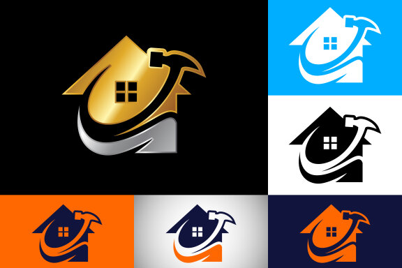 Real estate logo, House logo