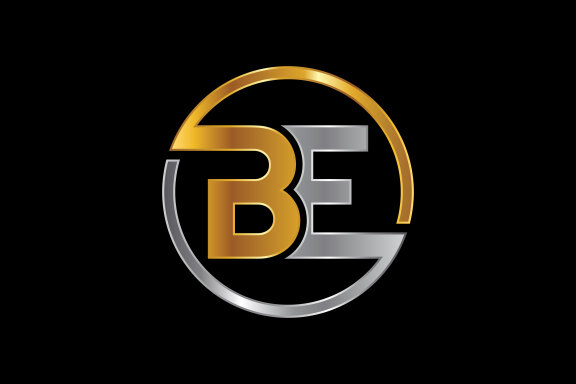 B E Logo Design