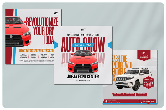 Automotive Showroom Instagram Post