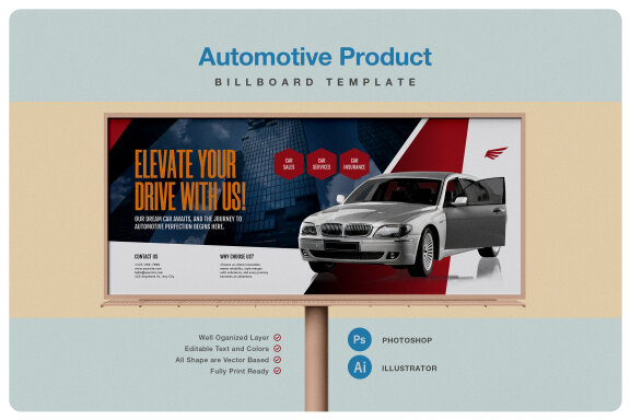 Automotive Showroom Billboard