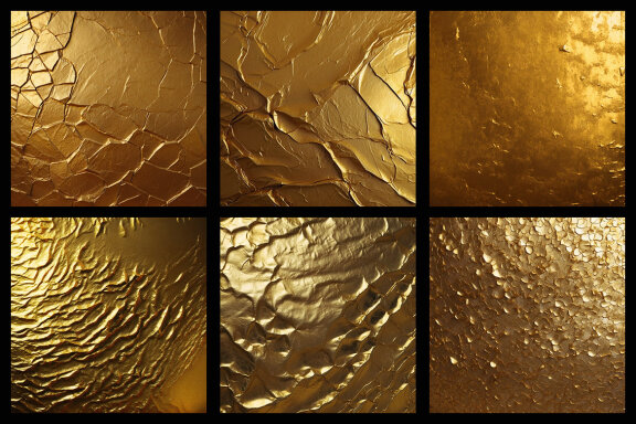 50 Gold Textures & Backgrounds Vol.1
