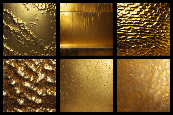 50 Gold Textures & Backgrounds Vol.3