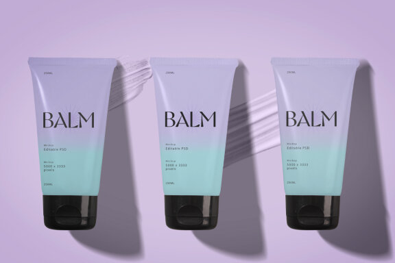 Beauty Product 3D Render - 4 Mockups