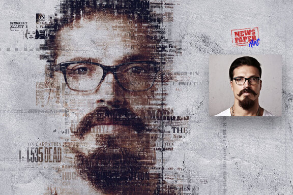 Newspaper Art Photoshop Action