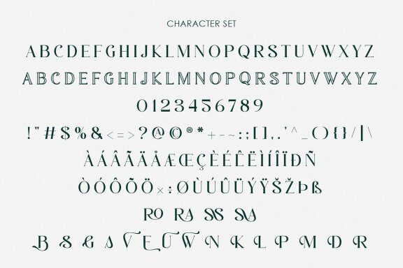 GARAVEN FONT FAMILY