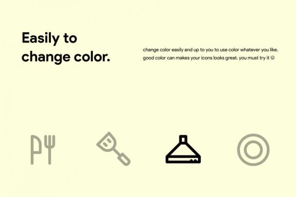 50 Kitchen Line Icon