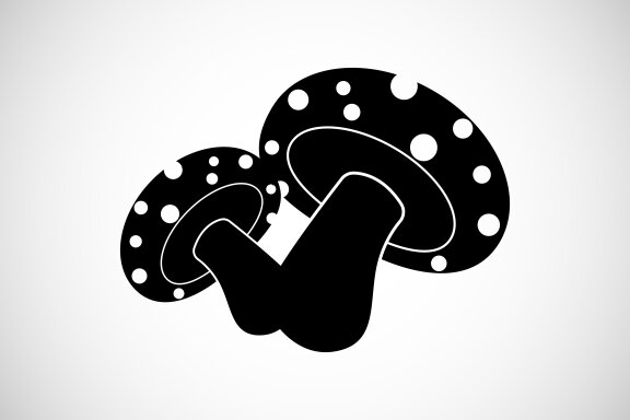 Mushroom creative design vector illustration
