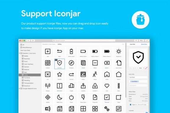 50 Utility Line icons