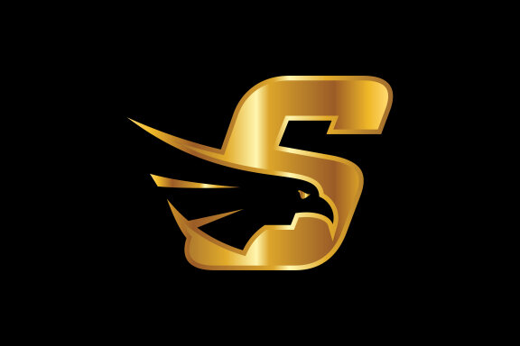 Initial letter with Eagle head