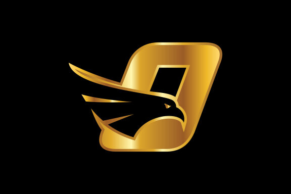 Initial letter with Eagle head