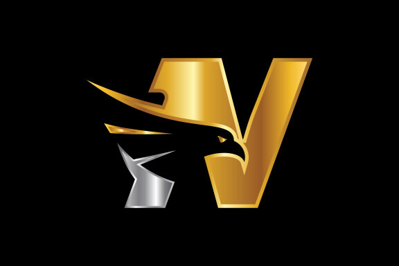 Initial letter with Eagle head