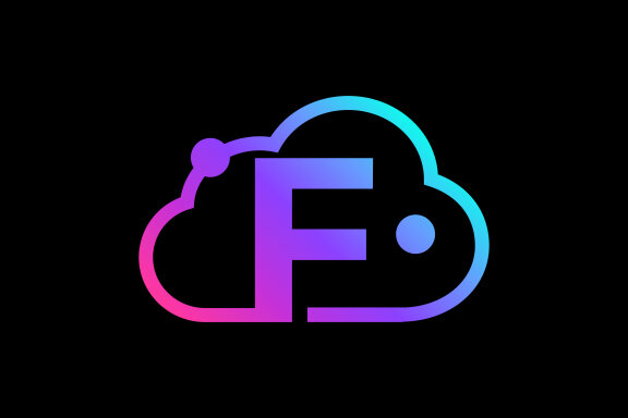 Initial letter with the cloud