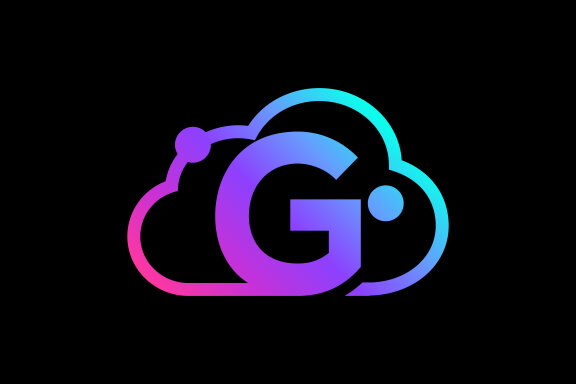 Initial letter with the cloud