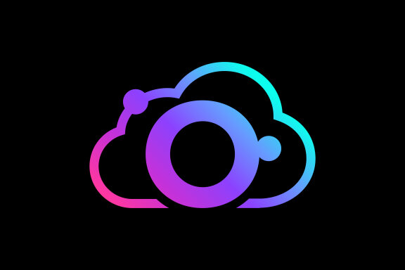 Initial letter with the cloud