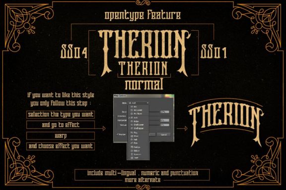 Therion Typeface