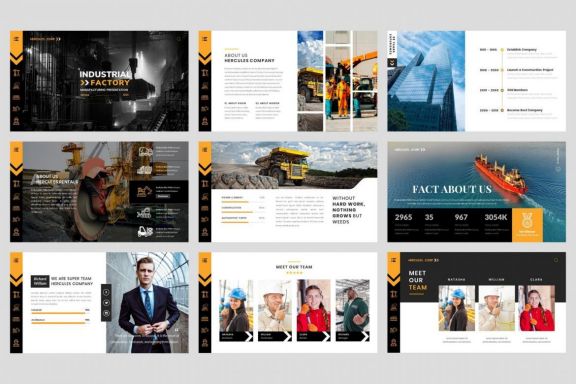 Industrial - Factory PowerPoint Template