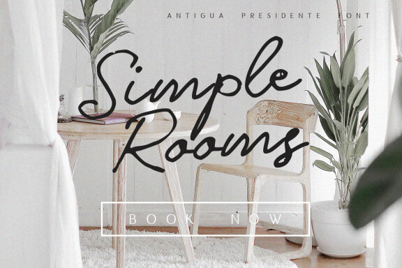Antigua Presidente - Script Font