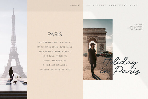 Roger - An Elegant Sans Serif