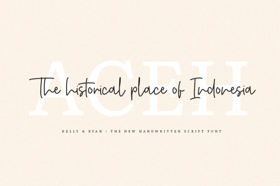 Kelly & Ryan | The Handwritten Font