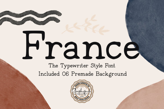 France + Free 6 Premade Background