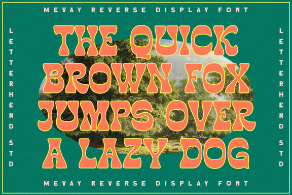 Nomadic - Reverse Display Font