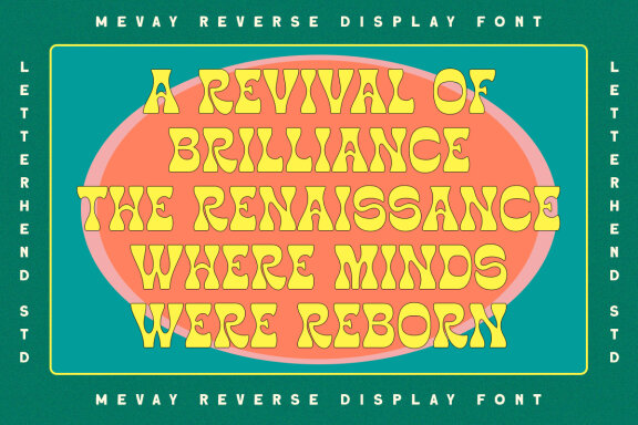 Nomadic - Reverse Display Font