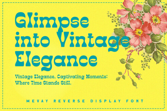 Nomadic - Reverse Display Font