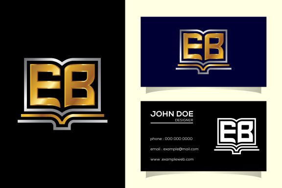 Letter E B Logo Design