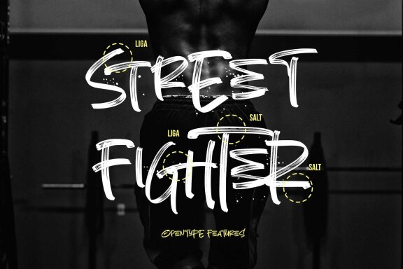 Monster Grande Brush Font