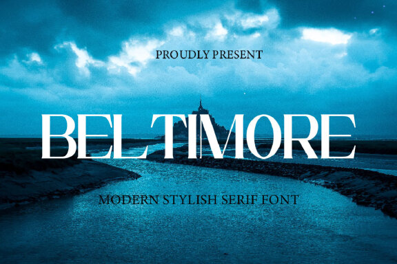 Beltimore font
