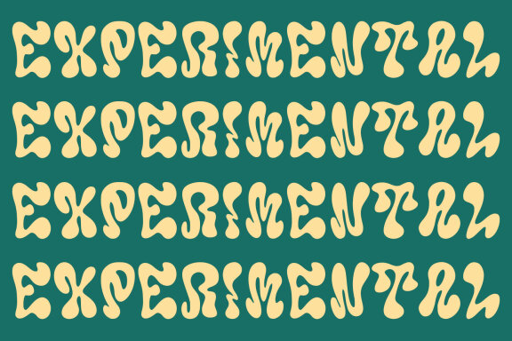 Synchis Experimental Display Typeface