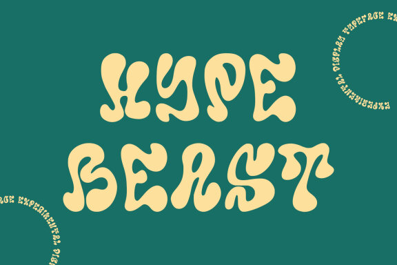 Synchis Experimental Display Typeface